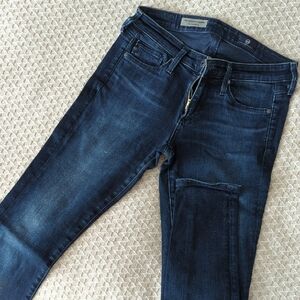 AG Adriano Goldschmied Dark Indigo Skinny Jeans